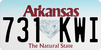 AR license plate 731KWI