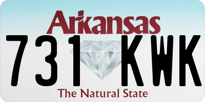 AR license plate 731KWK