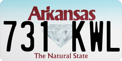 AR license plate 731KWL