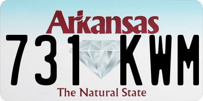 AR license plate 731KWM