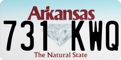 AR license plate 731KWQ