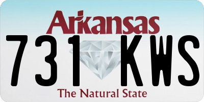 AR license plate 731KWS