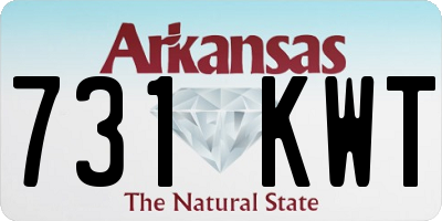 AR license plate 731KWT