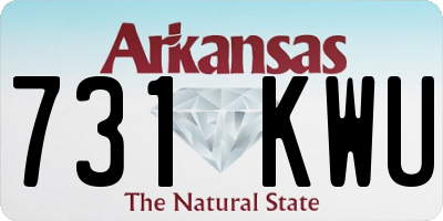 AR license plate 731KWU