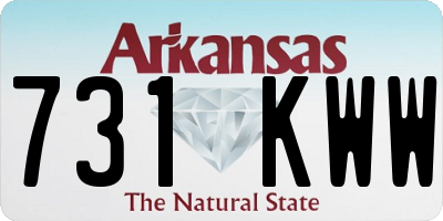 AR license plate 731KWW