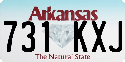 AR license plate 731KXJ