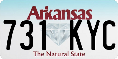 AR license plate 731KYC