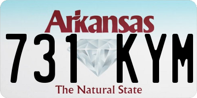 AR license plate 731KYM