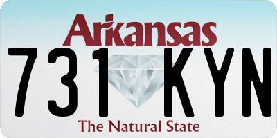 AR license plate 731KYN
