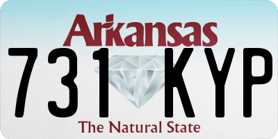 AR license plate 731KYP