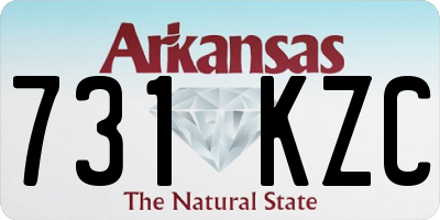 AR license plate 731KZC