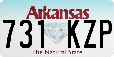 AR license plate 731KZP