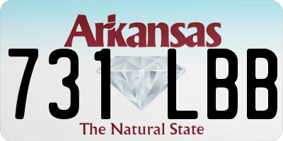 AR license plate 731LBB