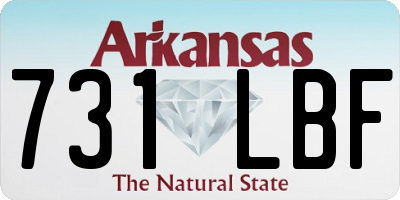 AR license plate 731LBF