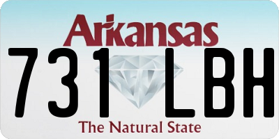 AR license plate 731LBH