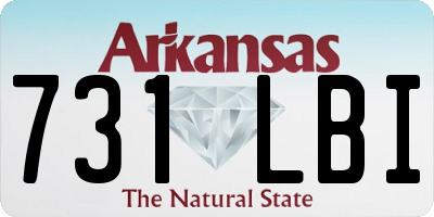 AR license plate 731LBI