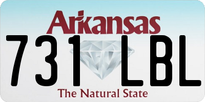 AR license plate 731LBL