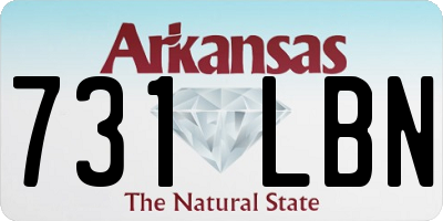 AR license plate 731LBN