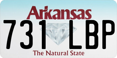AR license plate 731LBP