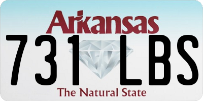AR license plate 731LBS
