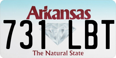 AR license plate 731LBT