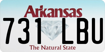 AR license plate 731LBU