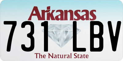 AR license plate 731LBV