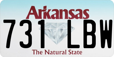 AR license plate 731LBW