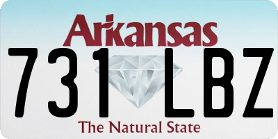 AR license plate 731LBZ