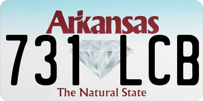 AR license plate 731LCB