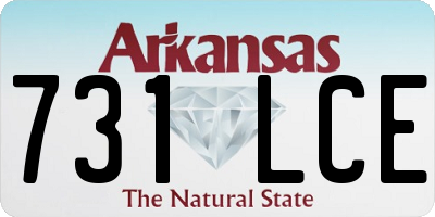 AR license plate 731LCE