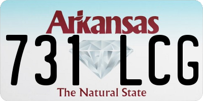 AR license plate 731LCG