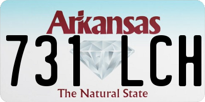 AR license plate 731LCH