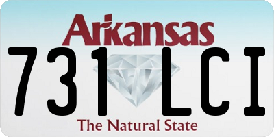 AR license plate 731LCI