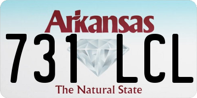 AR license plate 731LCL