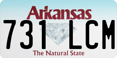 AR license plate 731LCM