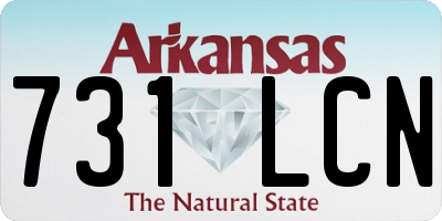 AR license plate 731LCN