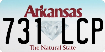 AR license plate 731LCP