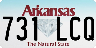 AR license plate 731LCQ