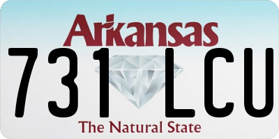 AR license plate 731LCU
