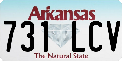 AR license plate 731LCV