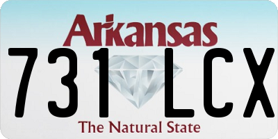 AR license plate 731LCX