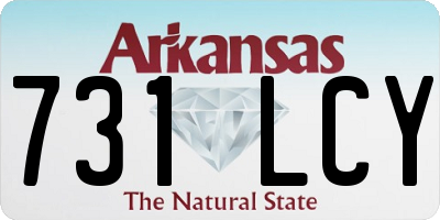 AR license plate 731LCY