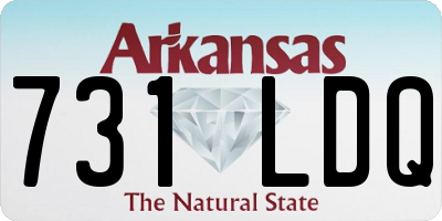 AR license plate 731LDQ