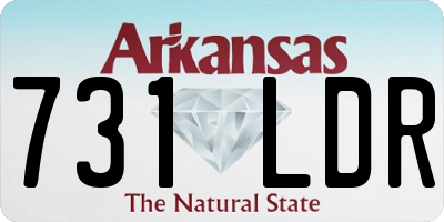 AR license plate 731LDR