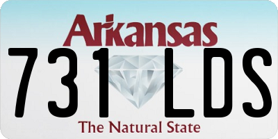 AR license plate 731LDS