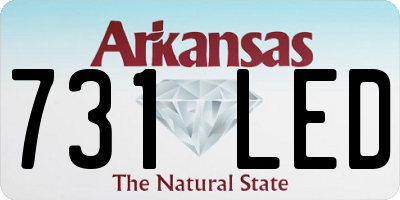 AR license plate 731LED