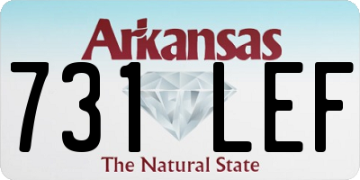 AR license plate 731LEF