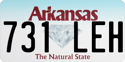 AR license plate 731LEH