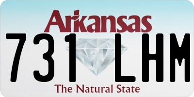 AR license plate 731LHM